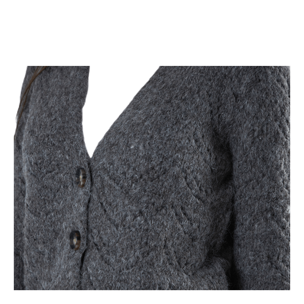 Bibi Ls  Knit Cardigan Grey