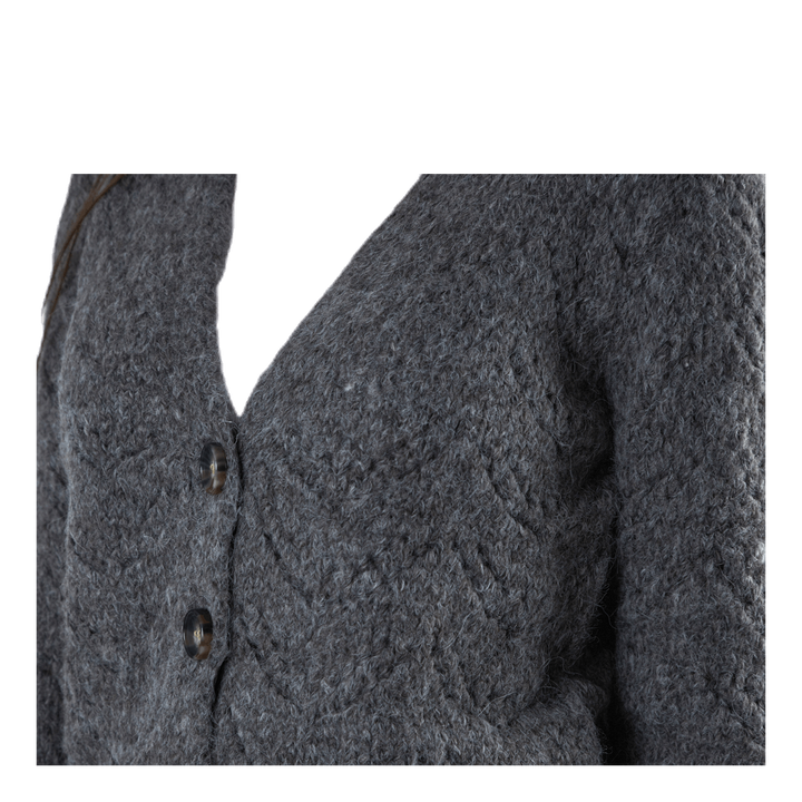 Bibi Ls  Knit Cardigan Grey