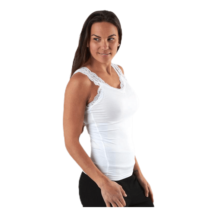 Barbera Lace Top White