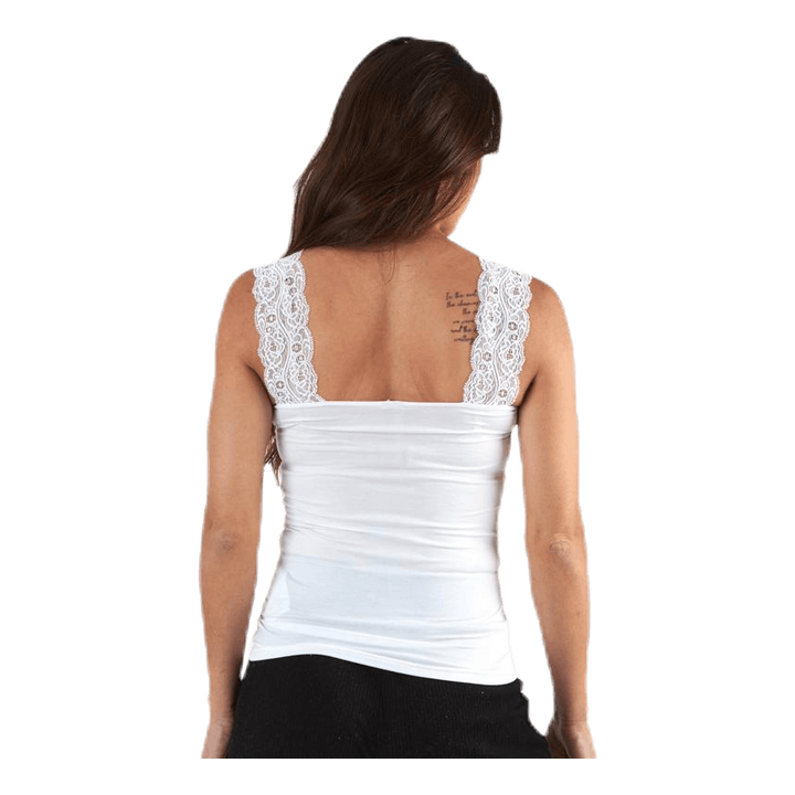 Barbera Lace Top White