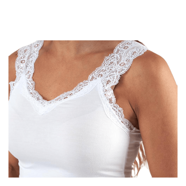 Barbera Lace Top White