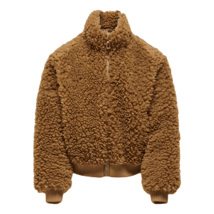 Ellie Sherpa Bomber Brown