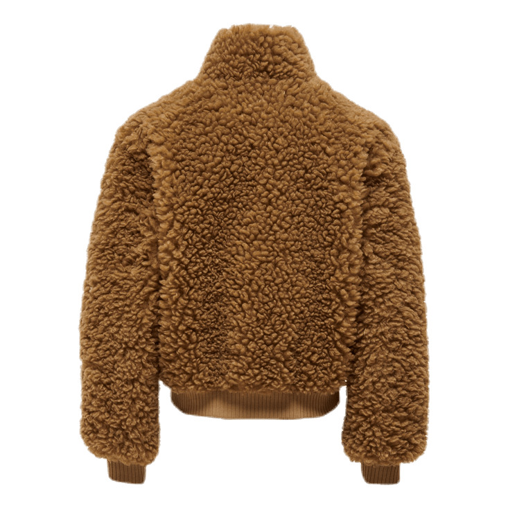 Ellie Sherpa Bomber Brown