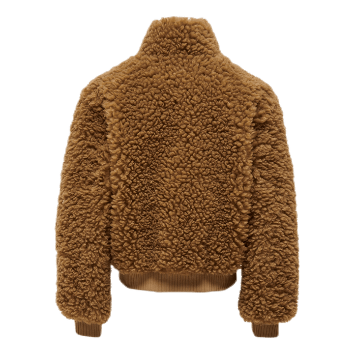 Ellie Sherpa Bomber Brown