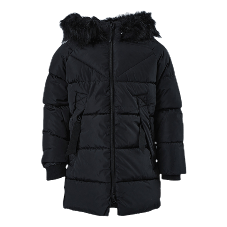 Kids Only Monica Long Puffer Coat Black – - Main Image