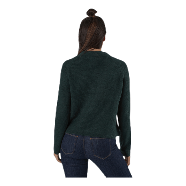 Ellen Ls O-Neck Knit Green