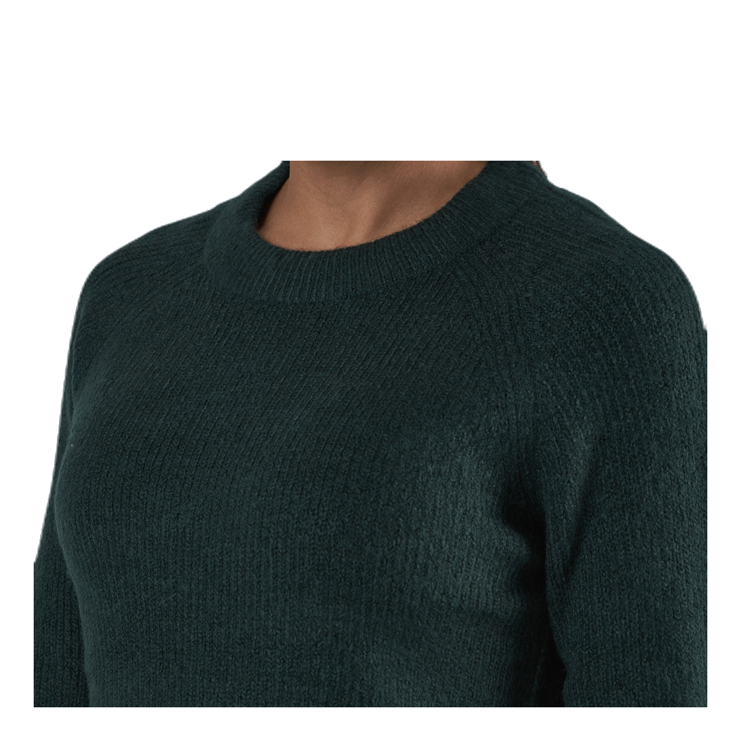 Ellen Ls O-Neck Knit Green