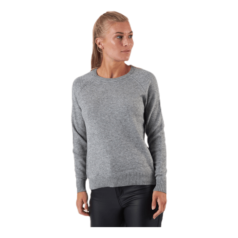 Lesly Kings L/S Pullover Knt Grey