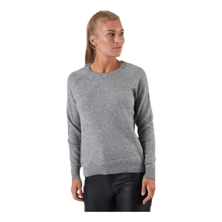 Lesly Kings L/S Pullover Knt Grey