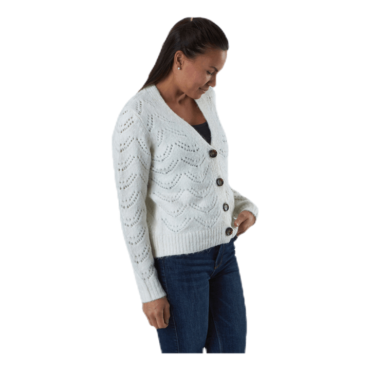 Bibi Ls  Knit Cardigan White