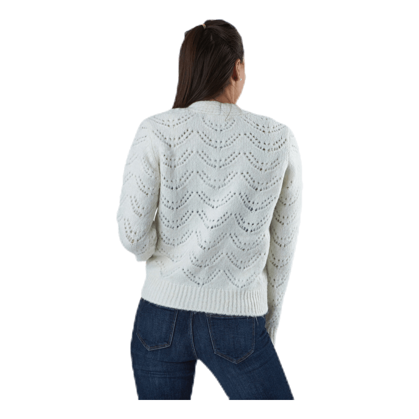 Bibi Ls  Knit Cardigan White