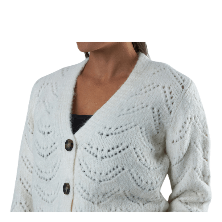 Bibi Ls  Knit Cardigan White