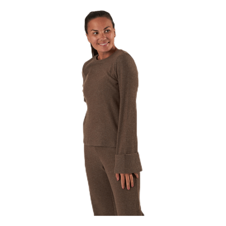 Ermione Ls Top Beige