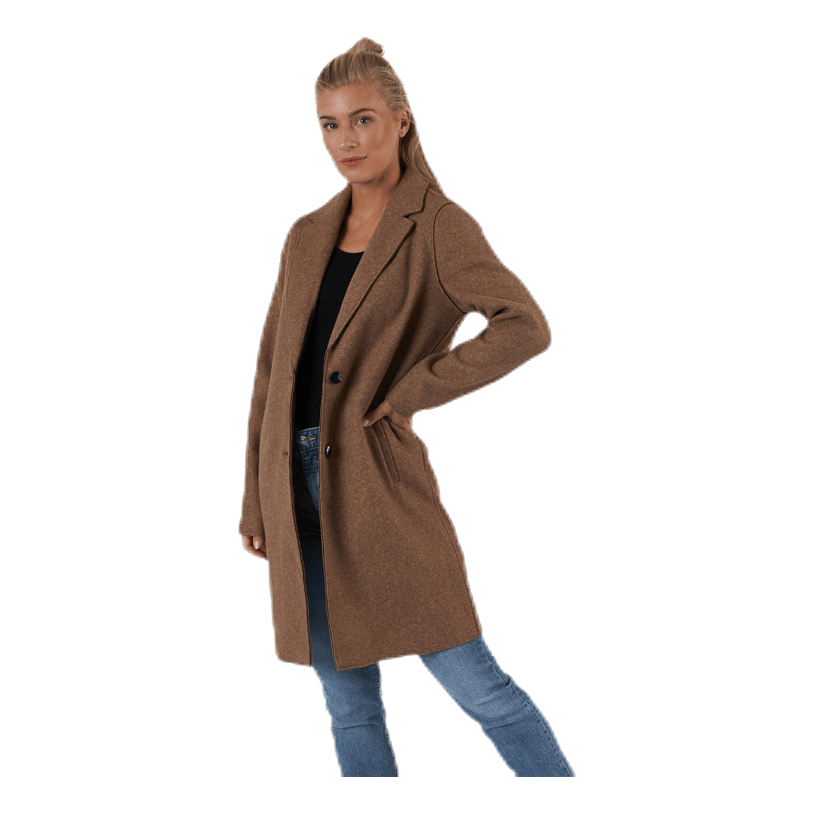 Only Carrie Bonded Coat Otw Brown –