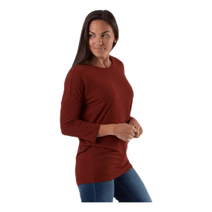 Glamour 3/4 Top Jrs Red