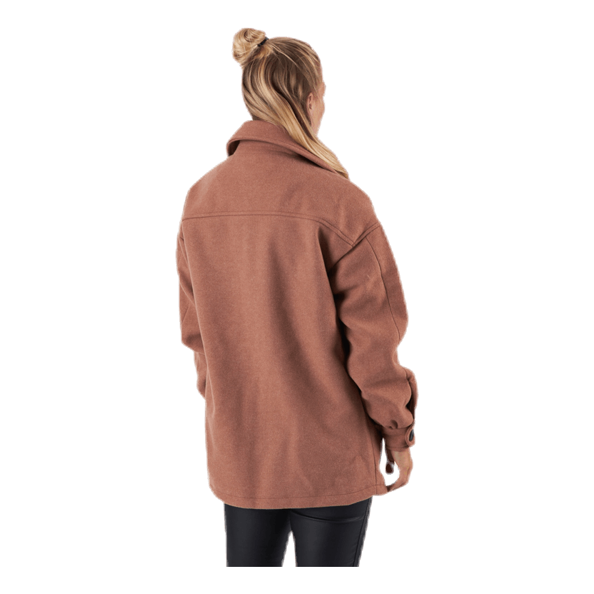 Liva Shacket Otw Beige