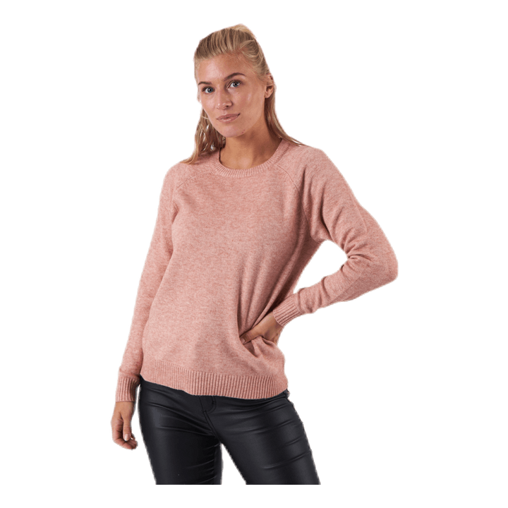 Lesly Kings L/S Pullover Knt Red