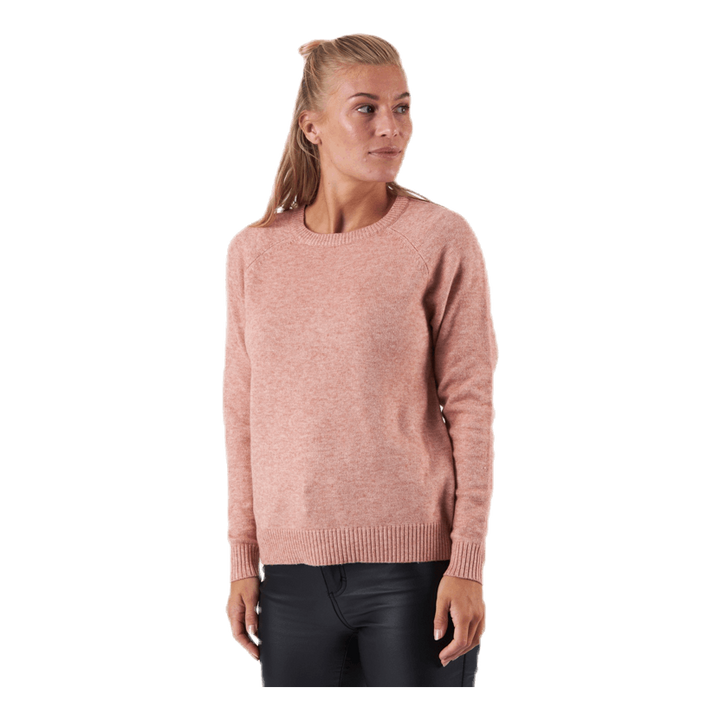 Lesly Kings L/S Pullover Knt Red