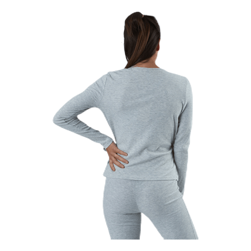 Rosa Wrap Top Lounge Bc Grey