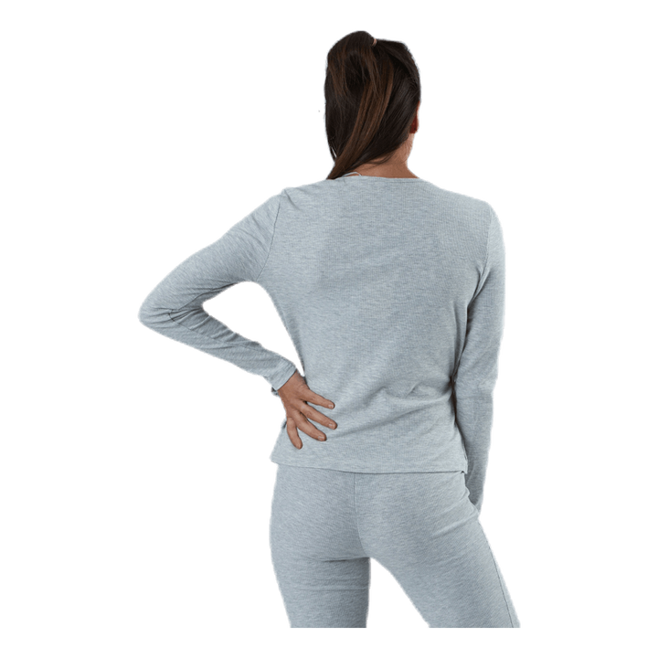 Rosa Wrap Top Lounge Bc Grey