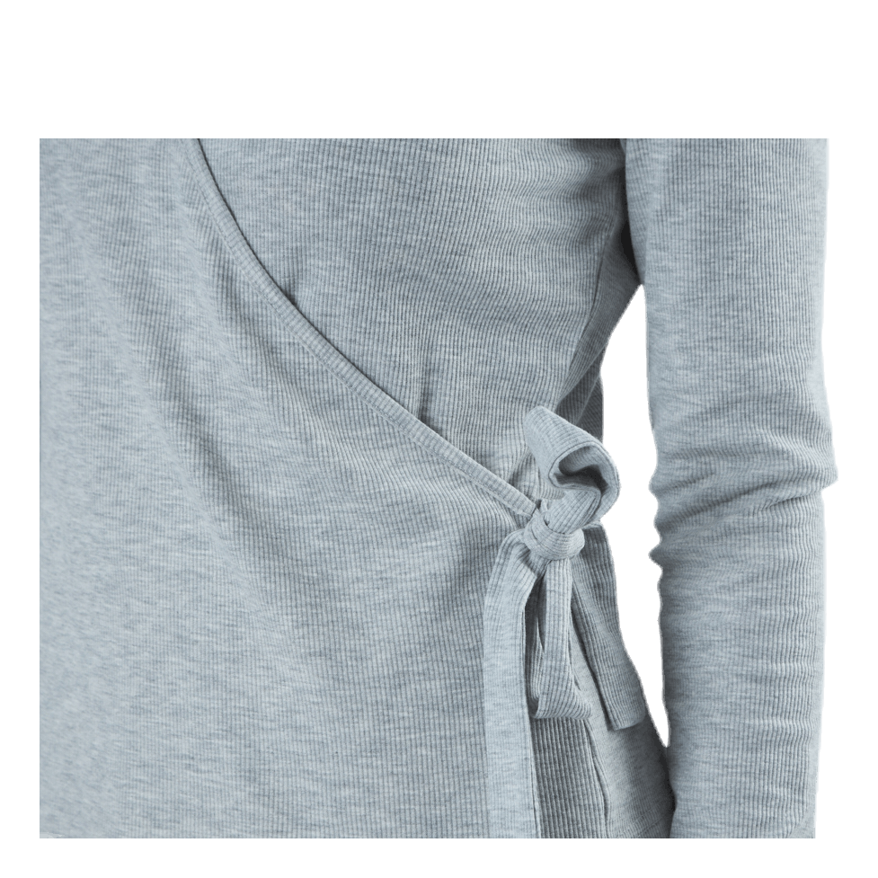 Rosa Wrap Top Lounge Bc Grey