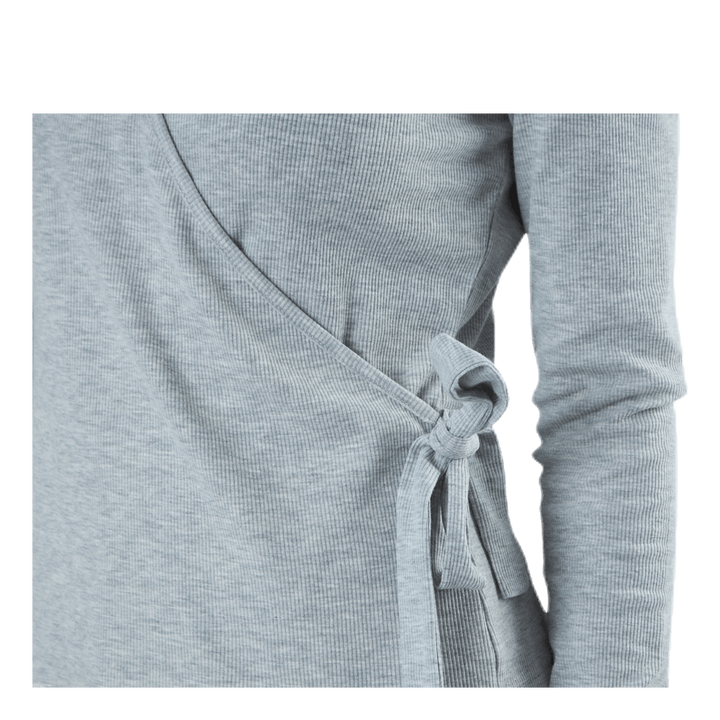 Rosa Wrap Top Lounge Bc Grey