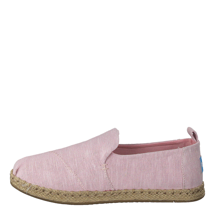 Deconstructed Alpargata Rope Blossom Slub Chambray