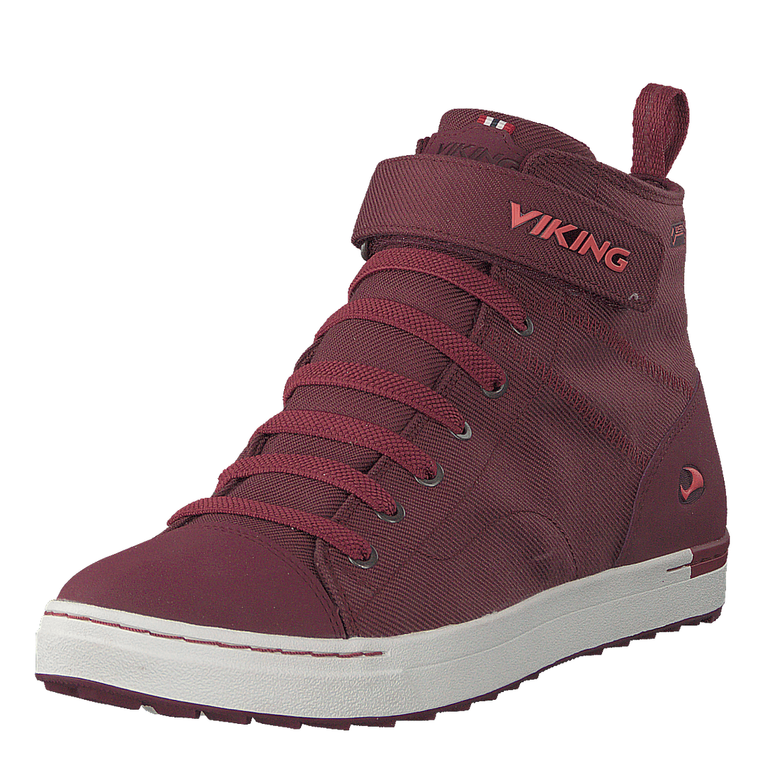 Skien Mid Gtx Wine/coral