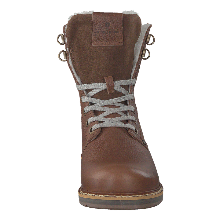 Josie High Fur Dark Brown