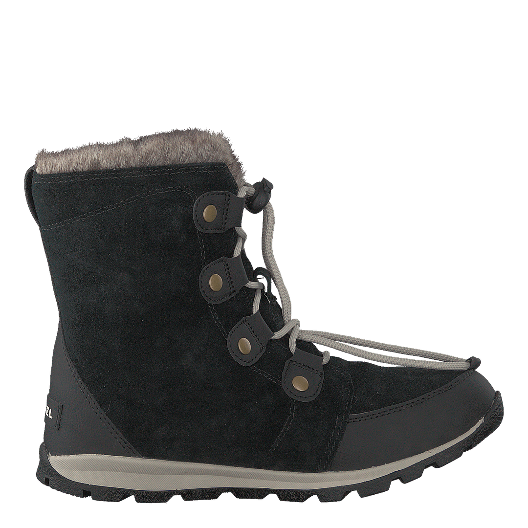 Youth Whitney Suede 010, Black, Dark Stone