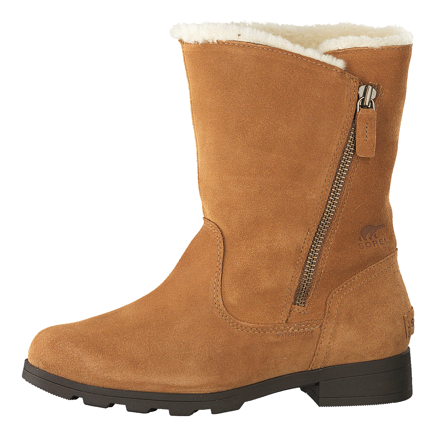 Sorel Youth Emelie Foldover Camel Brown, Natural
