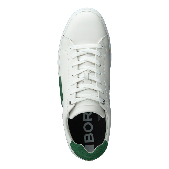 Clip M White/green