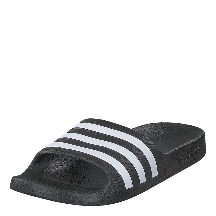 Adilette Aqua Slides Kids Core Black / Cloud White / Core Black