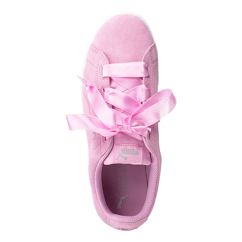 Puma Vikky Platform Ribbon Jr Pink