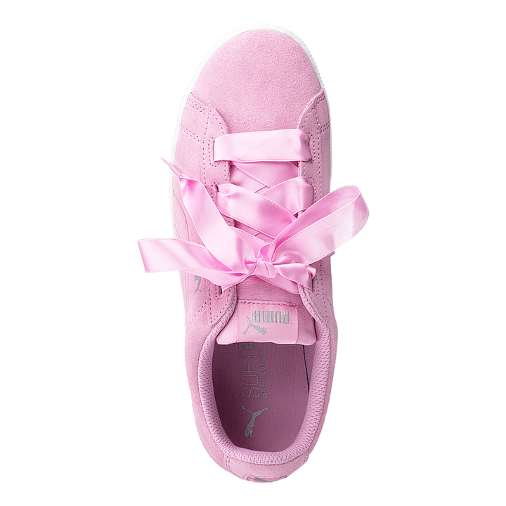Puma Vikky Platform Ribbon Jr Pink