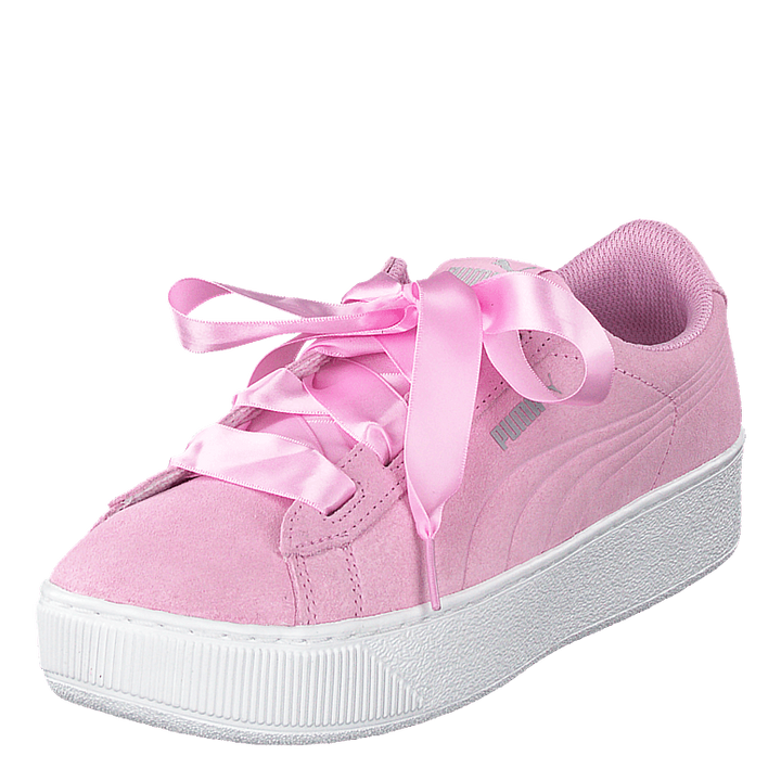 Puma Vikky Platform Ribbon Jr Pink