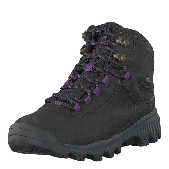 Vego Mid Leather North Wp Ice+ Black/gloxinia