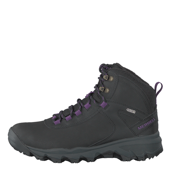 Vego Mid Leather North Wp Ice+ Black/gloxinia