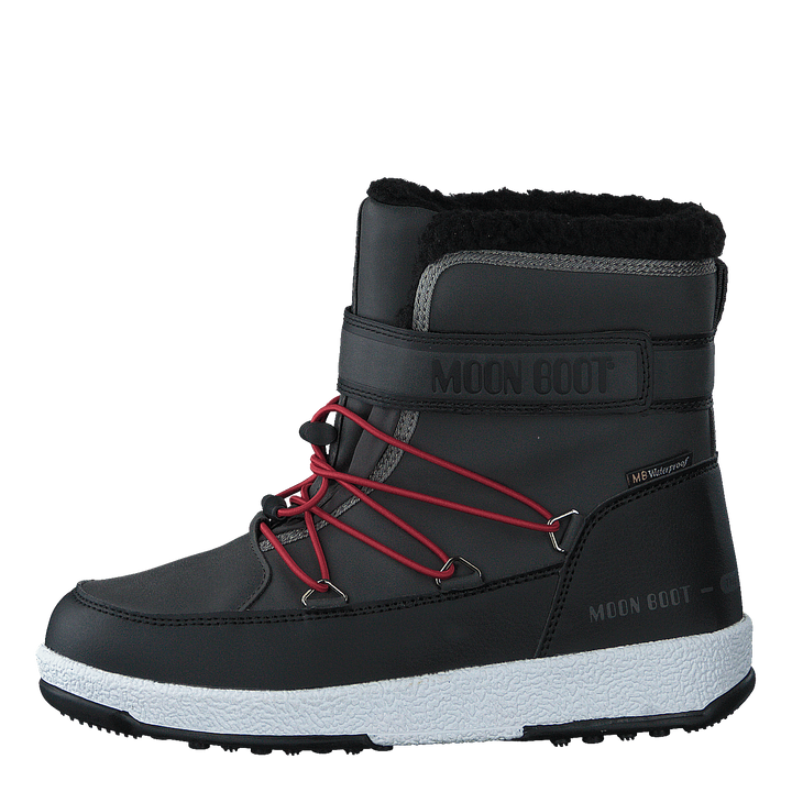 Moonboot Jr Boy Boot Black-dark Gray