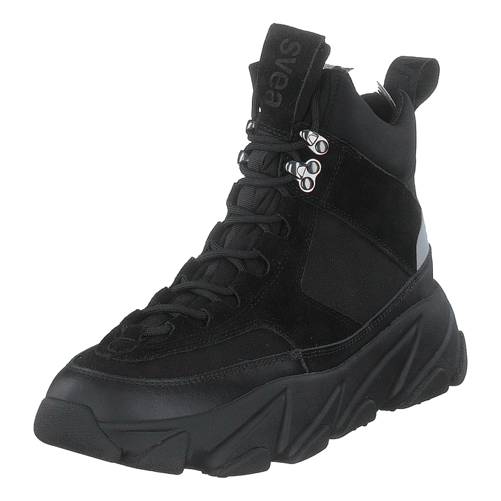 Fire Sneaker Boots Black