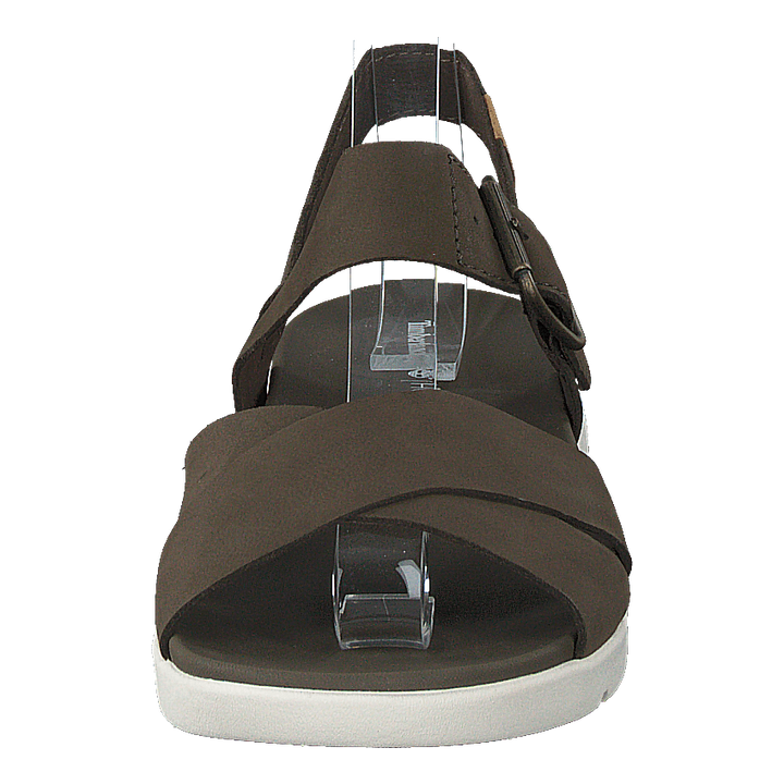 Wilesport Lthr Sandal Olive Nubuck