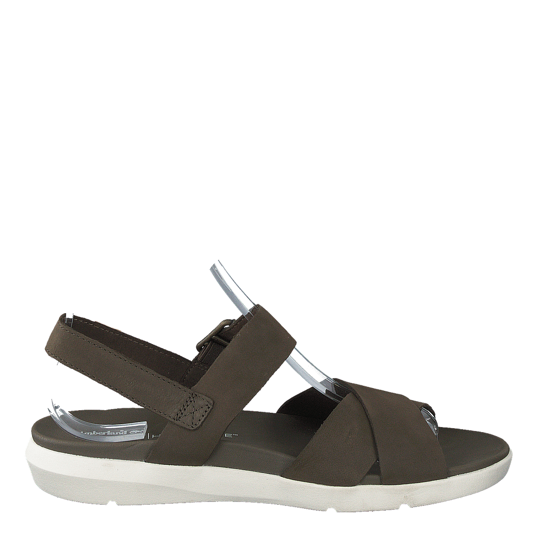 Wilesport Lthr Sandal Olive Nubuck