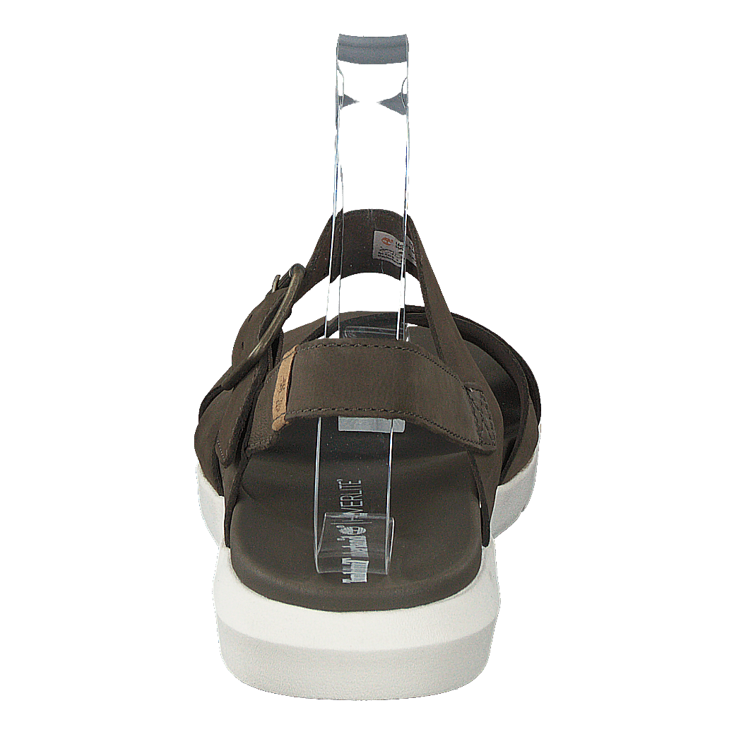 Wilesport Lthr Sandal Olive Nubuck