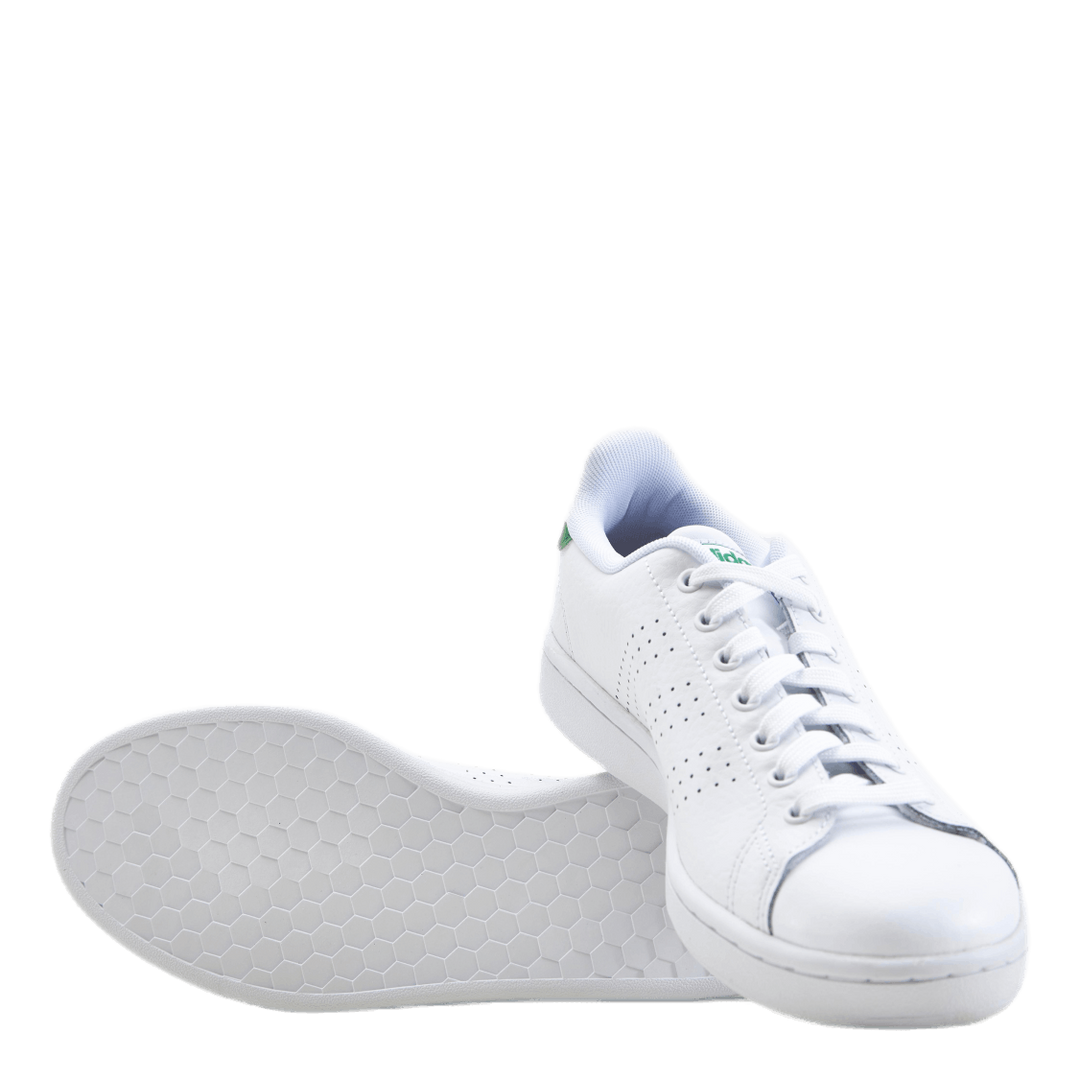 Advantage Shoes Cloud White / Cloud White / Green