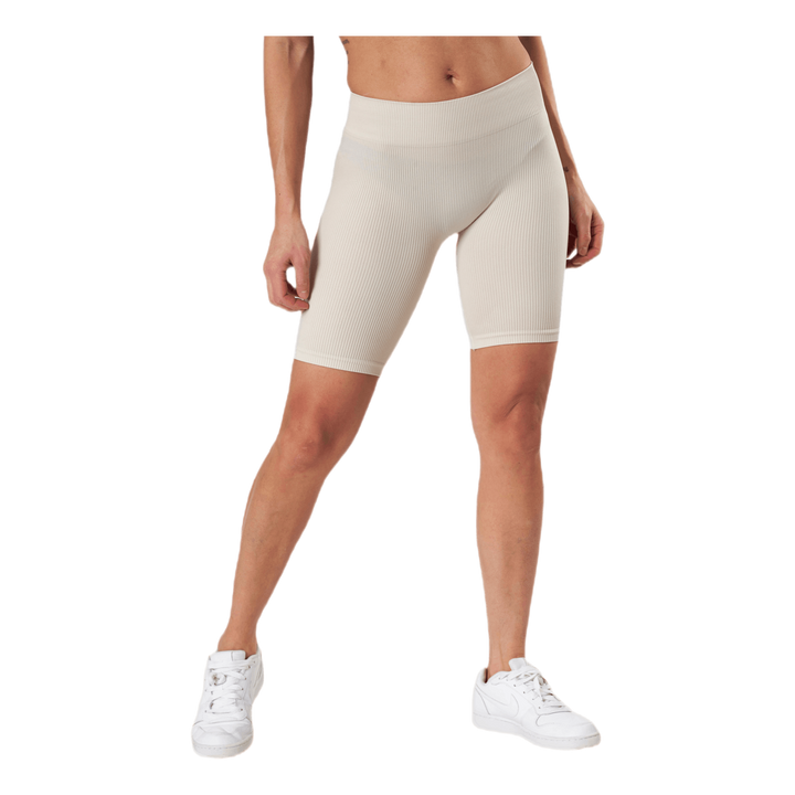 Vicky Rib Seamless Shorts Grey