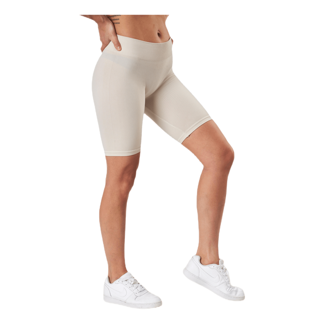 Vicky Rib Seamless Shorts Grey