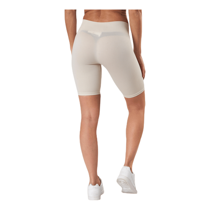 Vicky Rib Seamless Shorts Grey