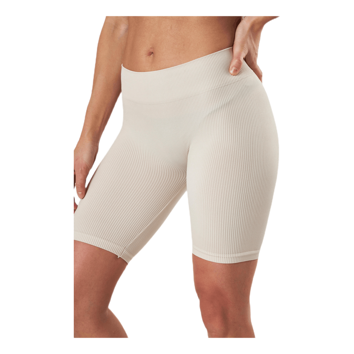 Vicky Rib Seamless Shorts Grey