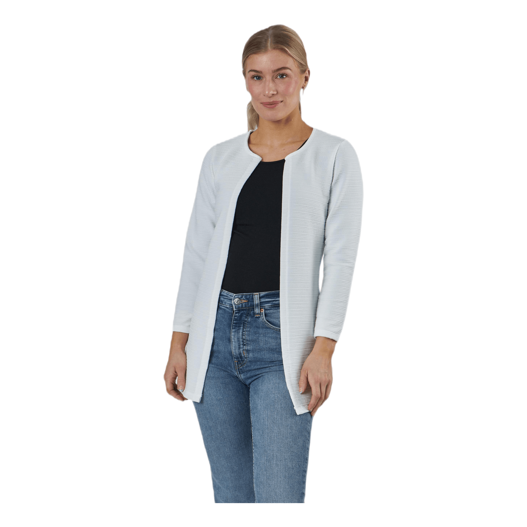 Leco 7/8 Long Cardigan White