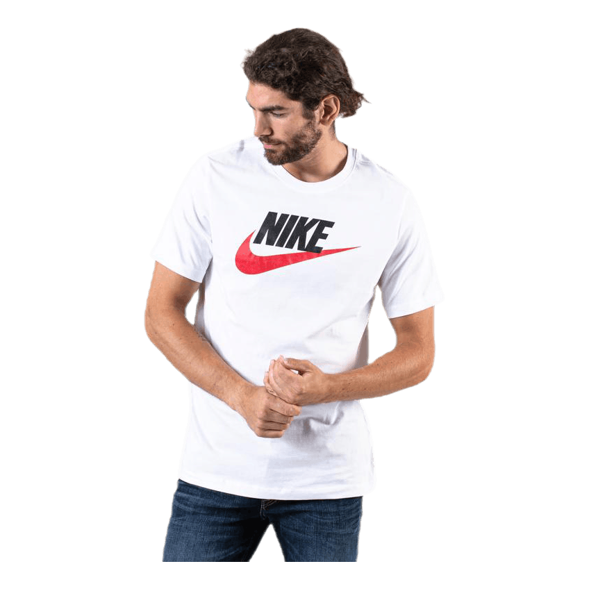 Sportswear Men's T-Shirt WHITE/BLACK/UNIVERSITY RED